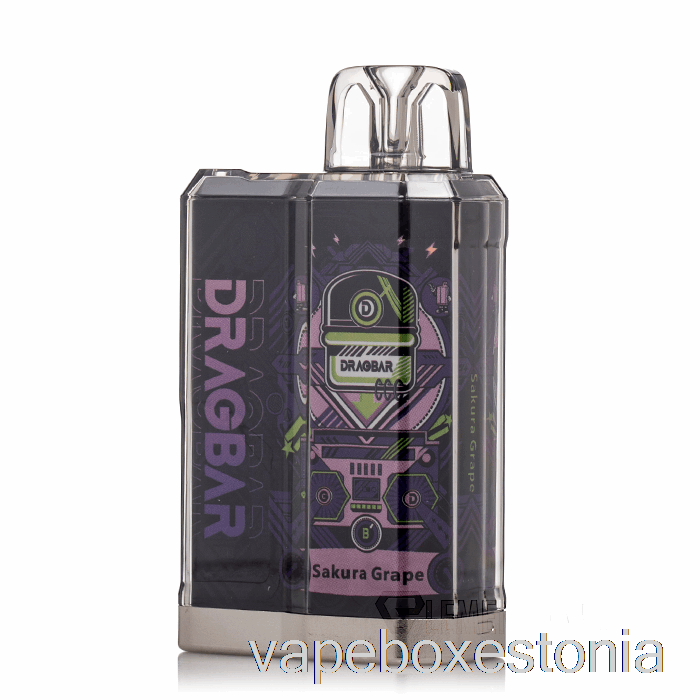 Vape Box Estonia Dragbar B3500 ühekordne Sakura Viinamari